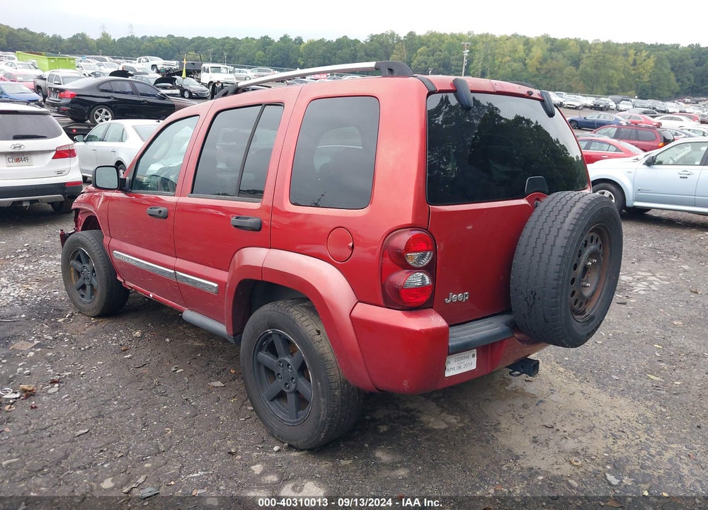 2007 JEEP LIBERTY LIMITED EDITION VIN: 1J4GK58K97W576716