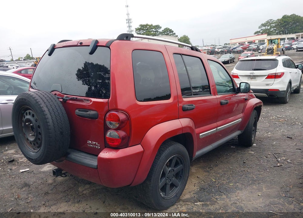 2007 JEEP LIBERTY LIMITED EDITION VIN: 1J4GK58K97W576716