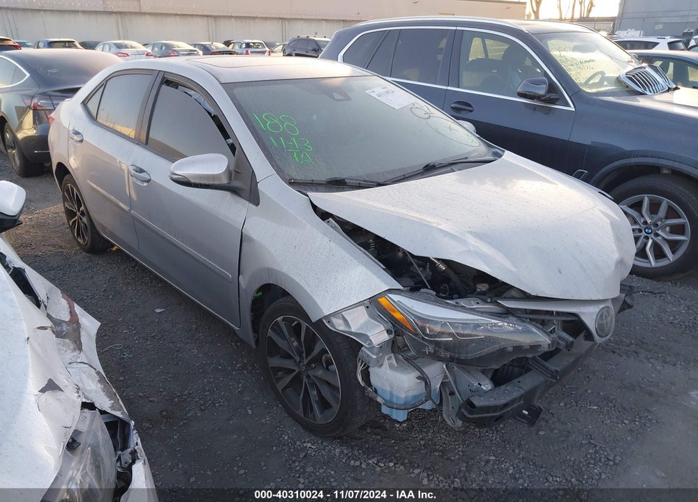 2019 TOYOTA COROLLA XSE VIN: 2T1BURHE5KC128597