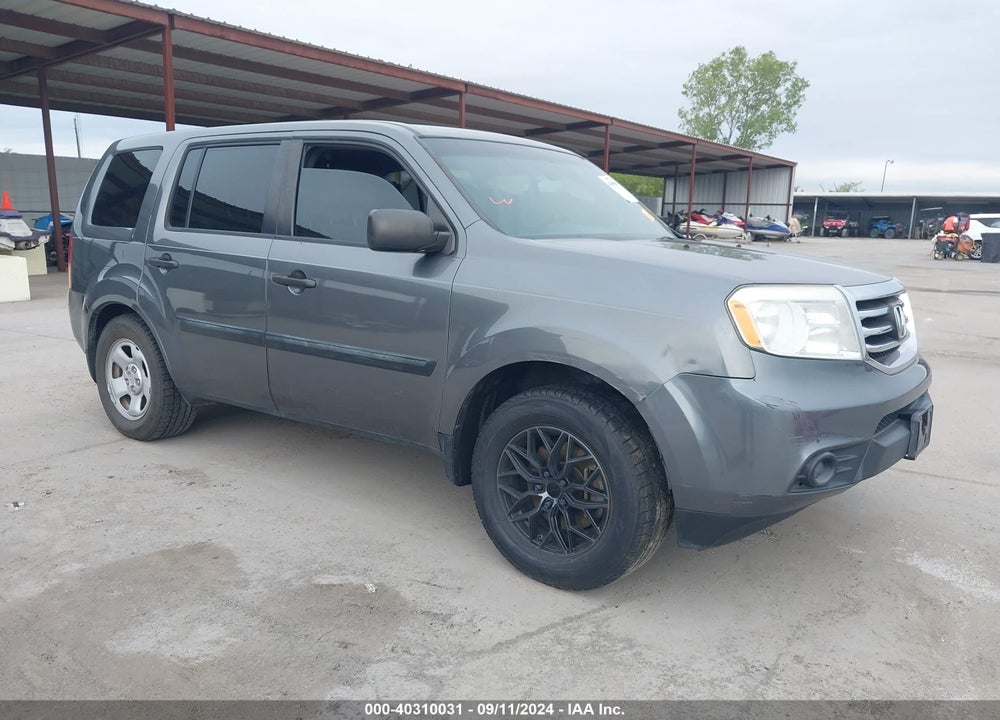 2013 HONDA PILOT LX VIN: 5FNYF3H22DB037342