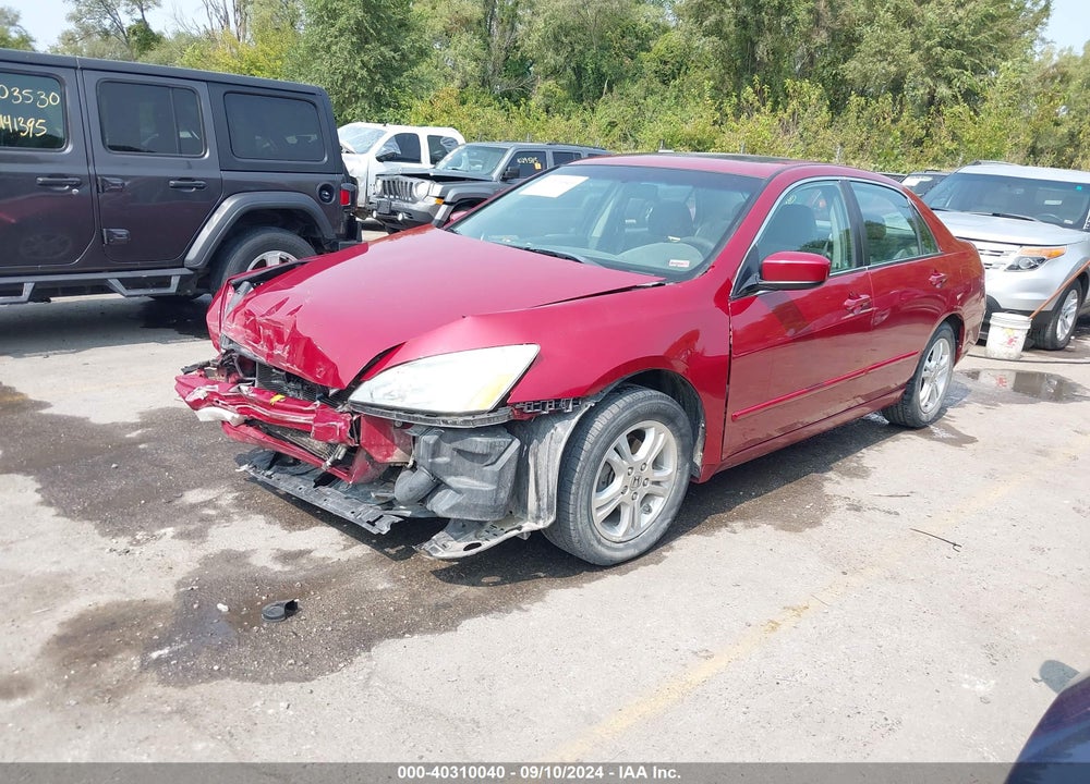 2007 HONDA ACCORD 2.4 EX VIN: 1HGCM56737A128239