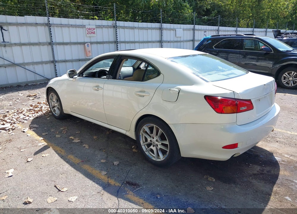 2006 LEXUS IS 350 VIN: JTHBE262265003183