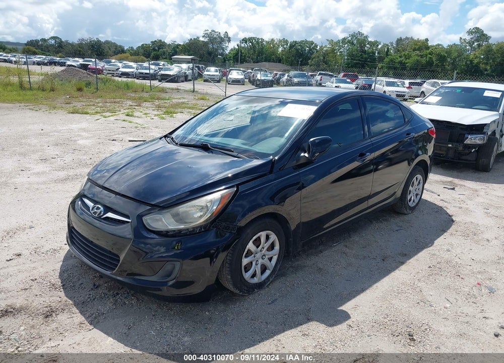 2013 HYUNDAI ACCENT GLS VIN: KMHCT4AEXDU584827