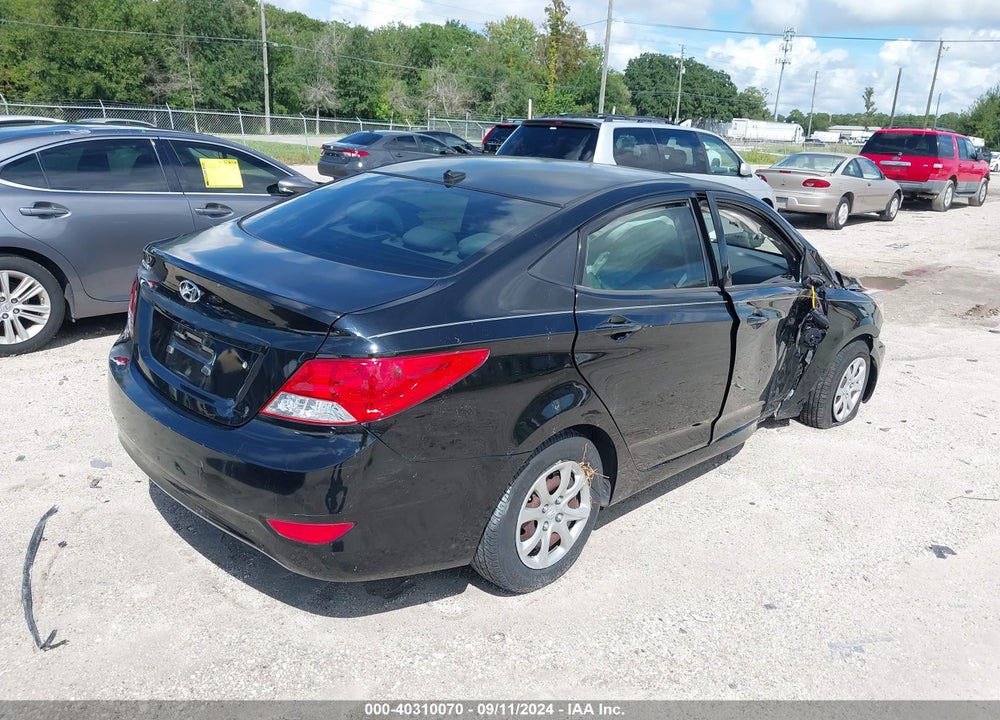 2013 HYUNDAI ACCENT GLS VIN: KMHCT4AEXDU584827