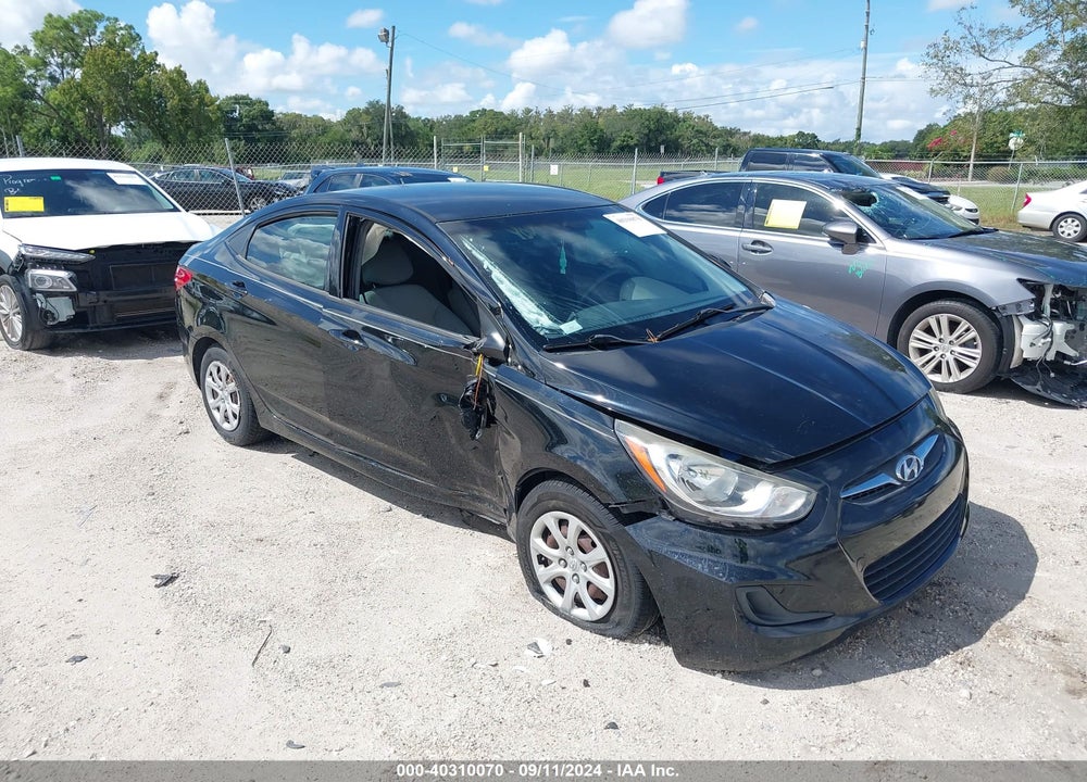 2013 HYUNDAI ACCENT GLS VIN: KMHCT4AEXDU584827