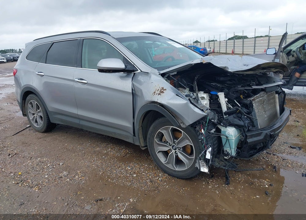 2014 HYUNDAI SANTA FE GLS VIN: KM8SM4HFXEU035072