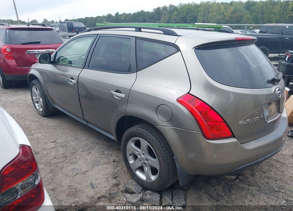 2004 NISSAN MURANO SL VIN: JN8AZ08T24W209403