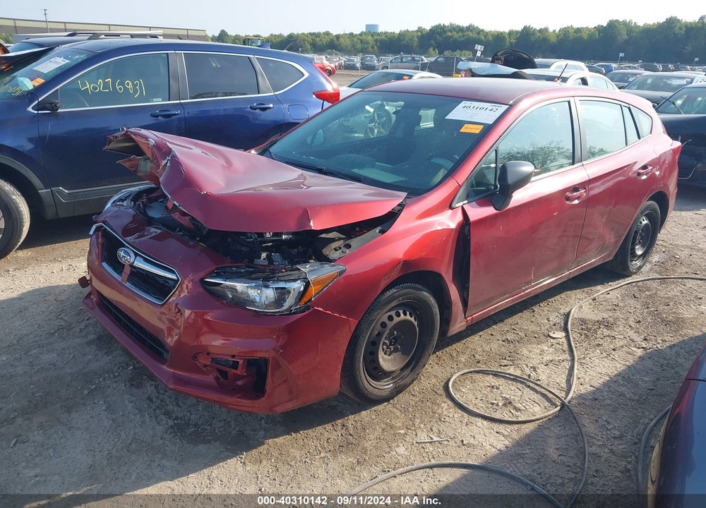 2018 SUBARU IMPREZA VIN: 4S3GTAA67J3736125