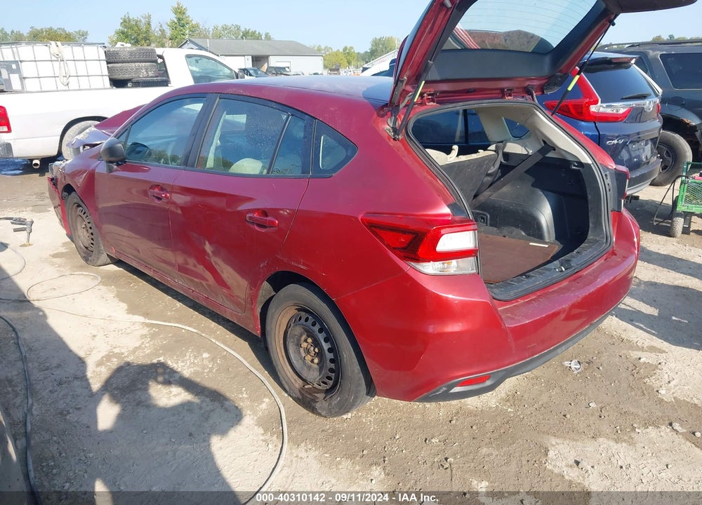 2018 SUBARU IMPREZA VIN: 4S3GTAA67J3736125