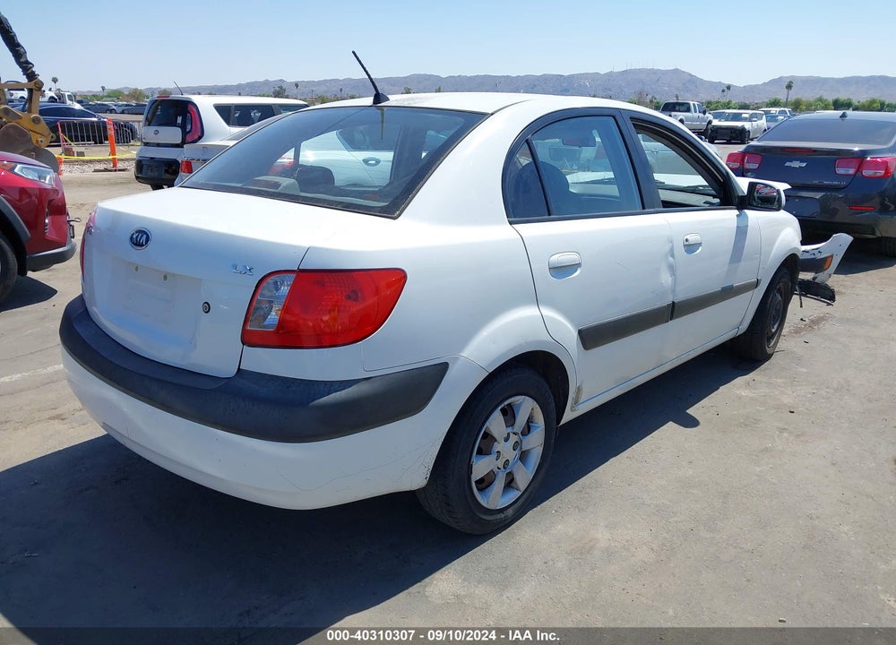 2006 KIA RIO LX VIN: KNADE123466079594