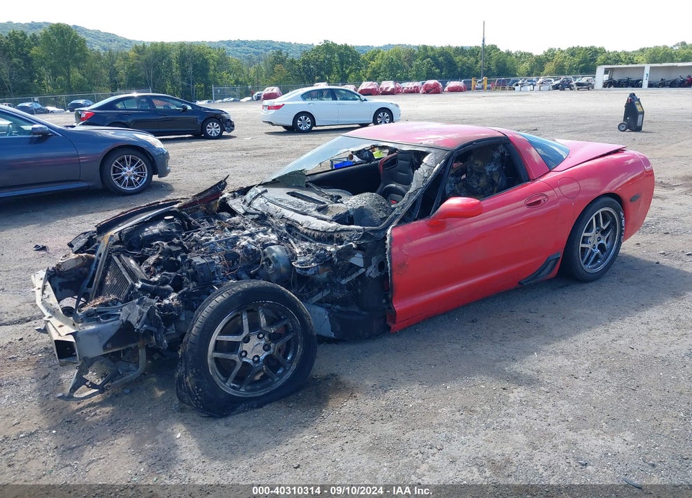 2001 CHEVROLET CORVETTE VIN: 1G1YY22G915107143