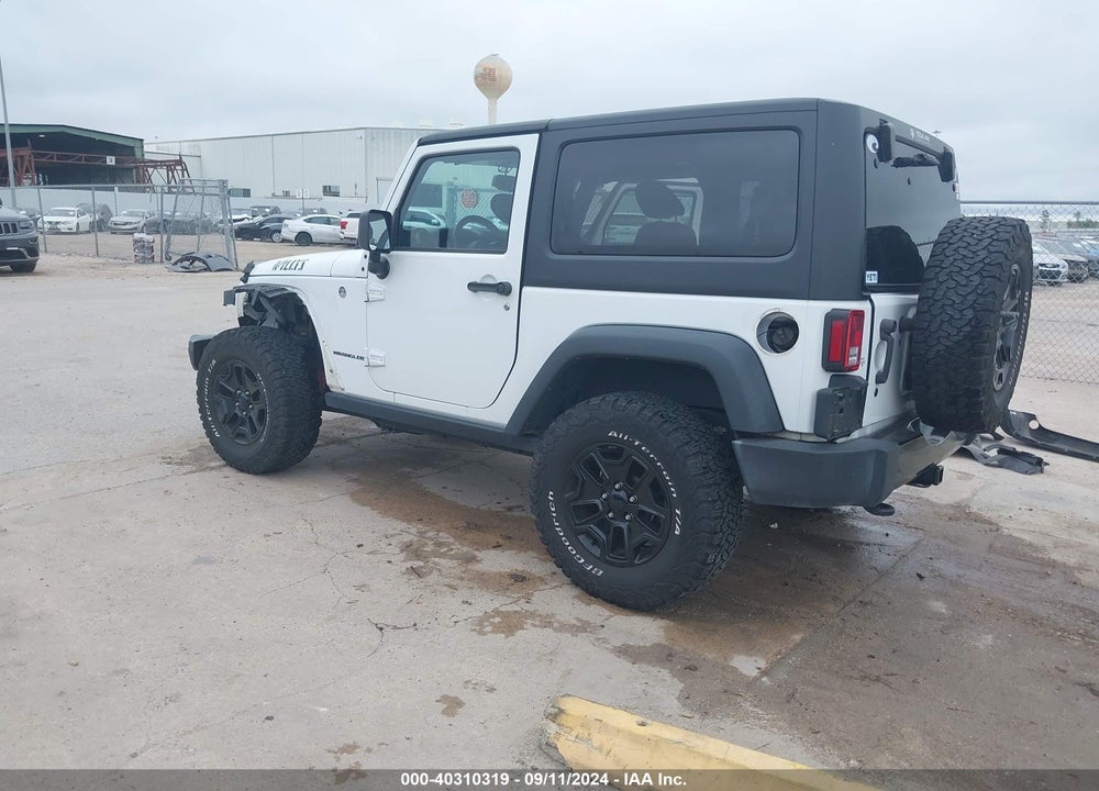 2017 JEEP WRANGLER WILLY WHEELER 4X4 VIN: 1C4AJWAG4HL682777