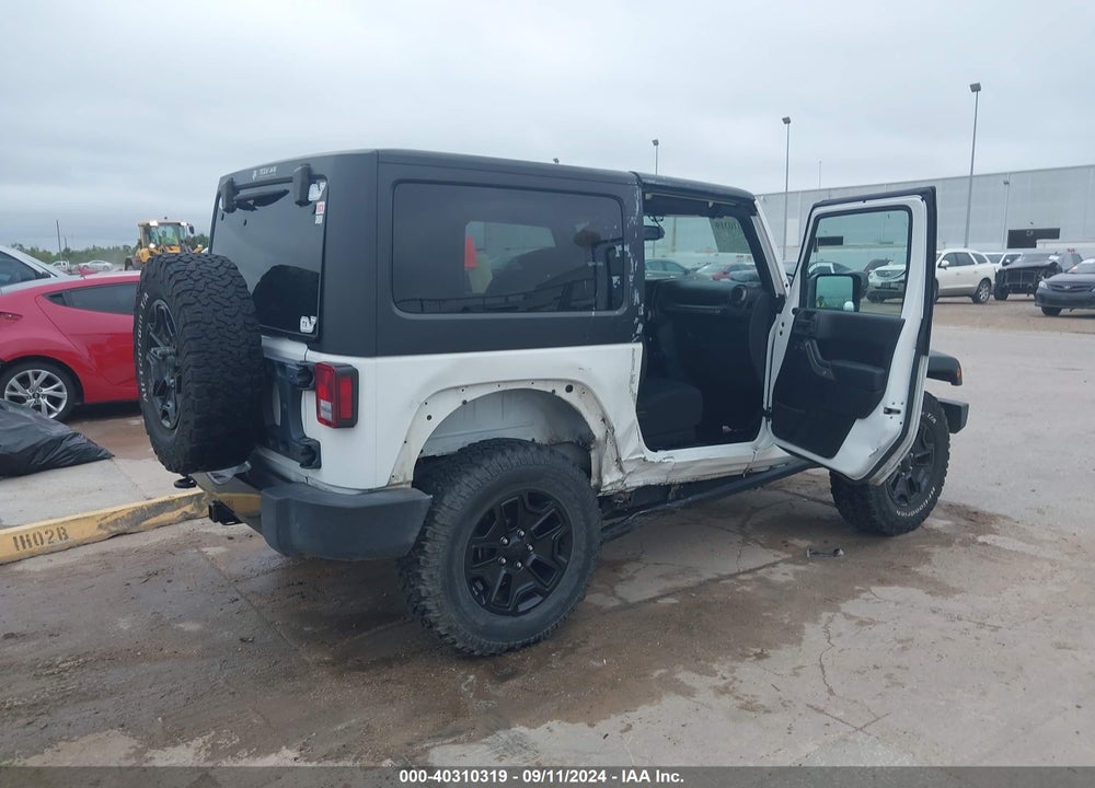 2017 JEEP WRANGLER WILLY WHEELER 4X4 VIN: 1C4AJWAG4HL682777