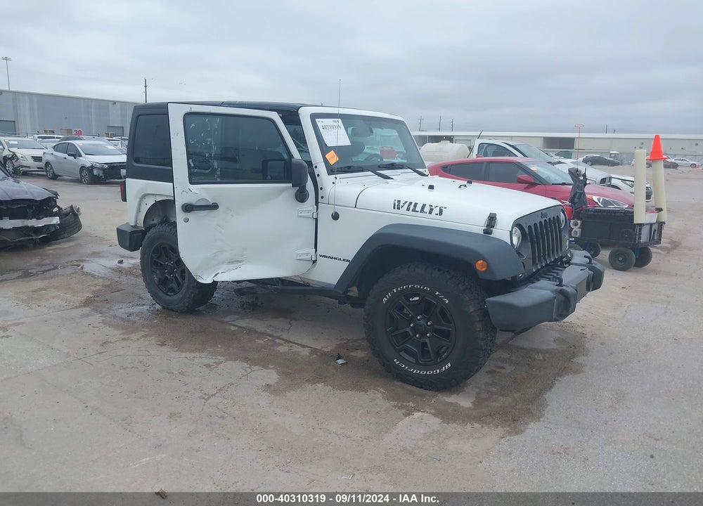 2017 JEEP WRANGLER WILLY WHEELER 4X4 VIN: 1C4AJWAG4HL682777