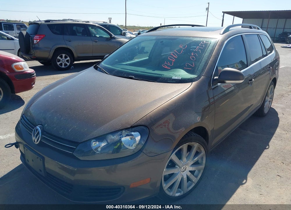 2012 VOLKSWAGEN JETTA SPORTWAGEN VIN: 3VWPL7AJ4CM675340
