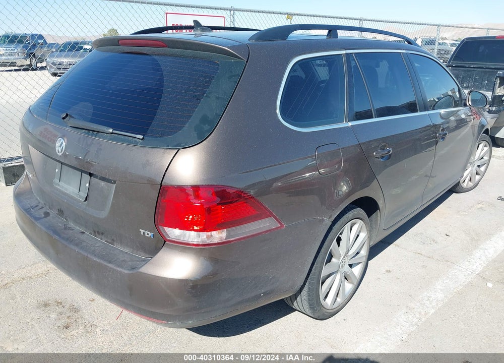 2012 VOLKSWAGEN JETTA SPORTWAGEN VIN: 3VWPL7AJ4CM675340