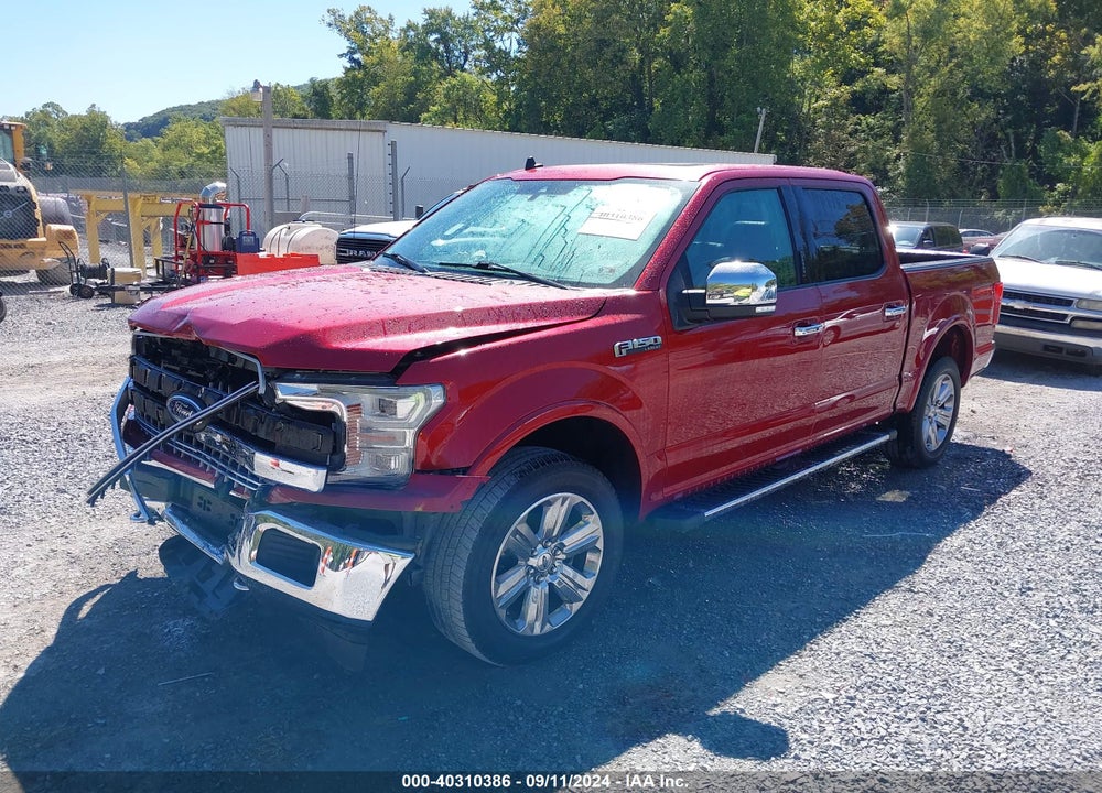 2019 FORD F-150 LARIAT VIN: 1FTEW1E49KKC65657