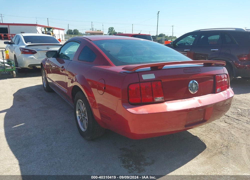 2005 FORD MUSTANG V6 DELUXE/V6 PREMIUM VIN: 1ZVFT80N555187495