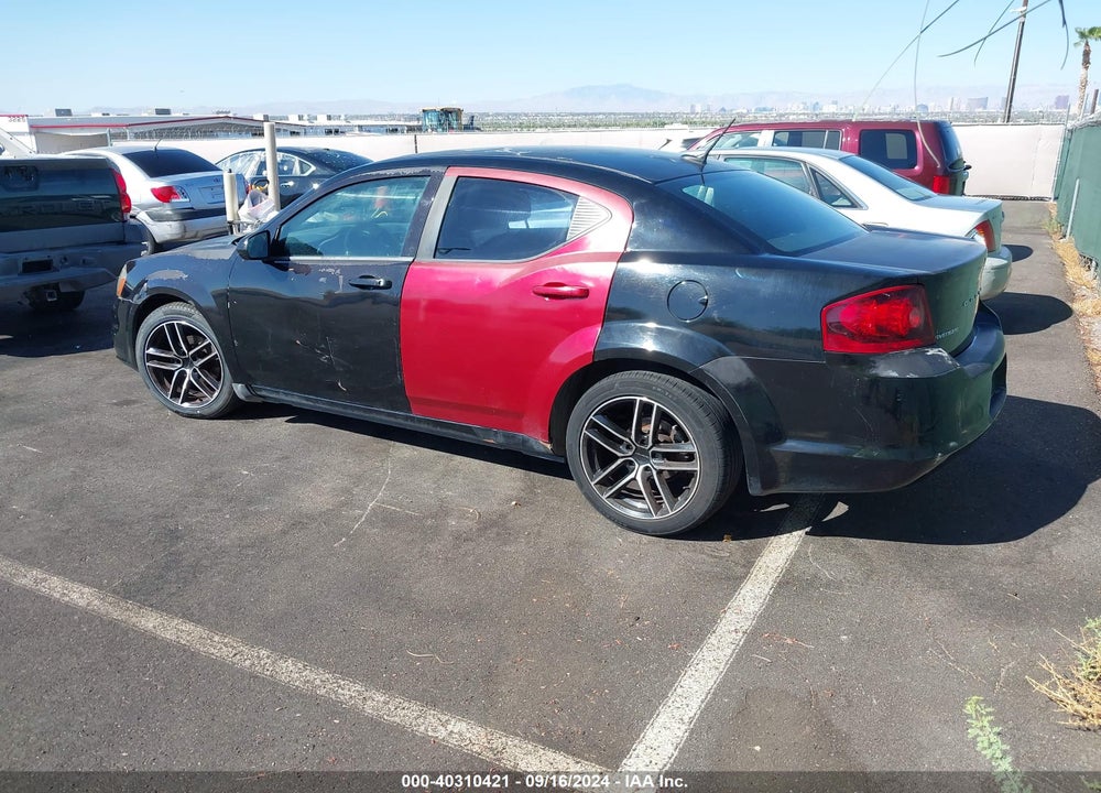 2013 DODGE AVENGER SE VIN: 1C3CDZAB7DN730491