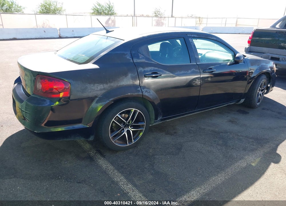 2013 DODGE AVENGER SE VIN: 1C3CDZAB7DN730491