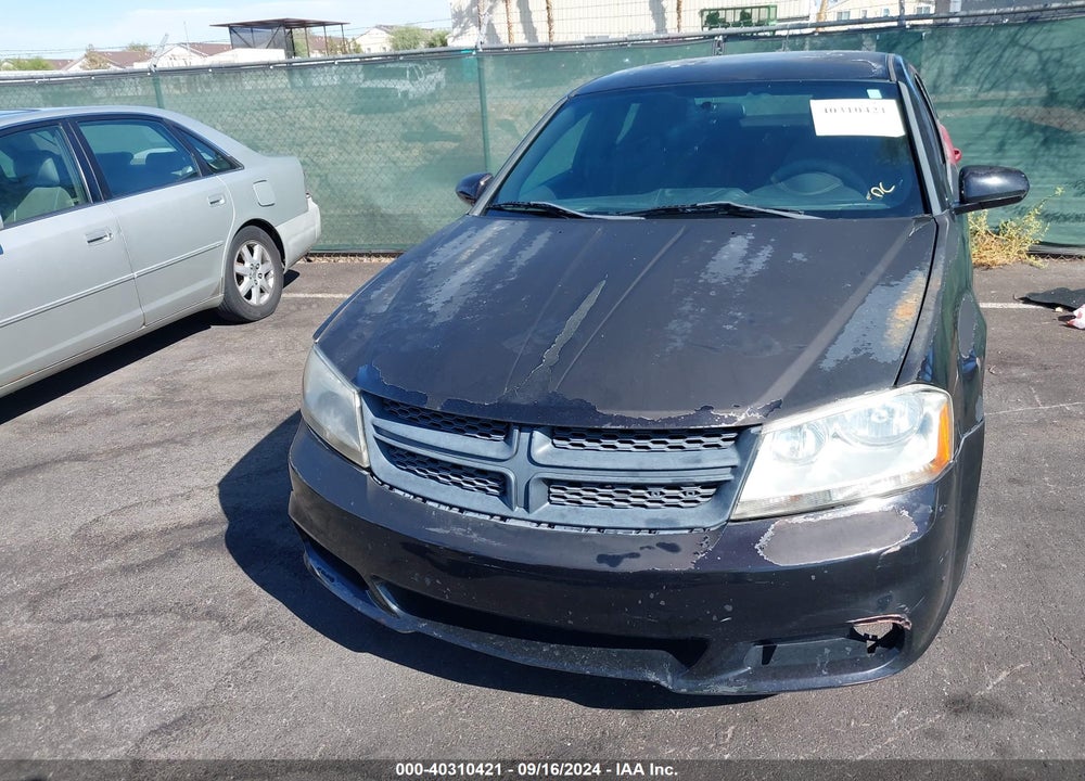 2013 DODGE AVENGER SE VIN: 1C3CDZAB7DN730491