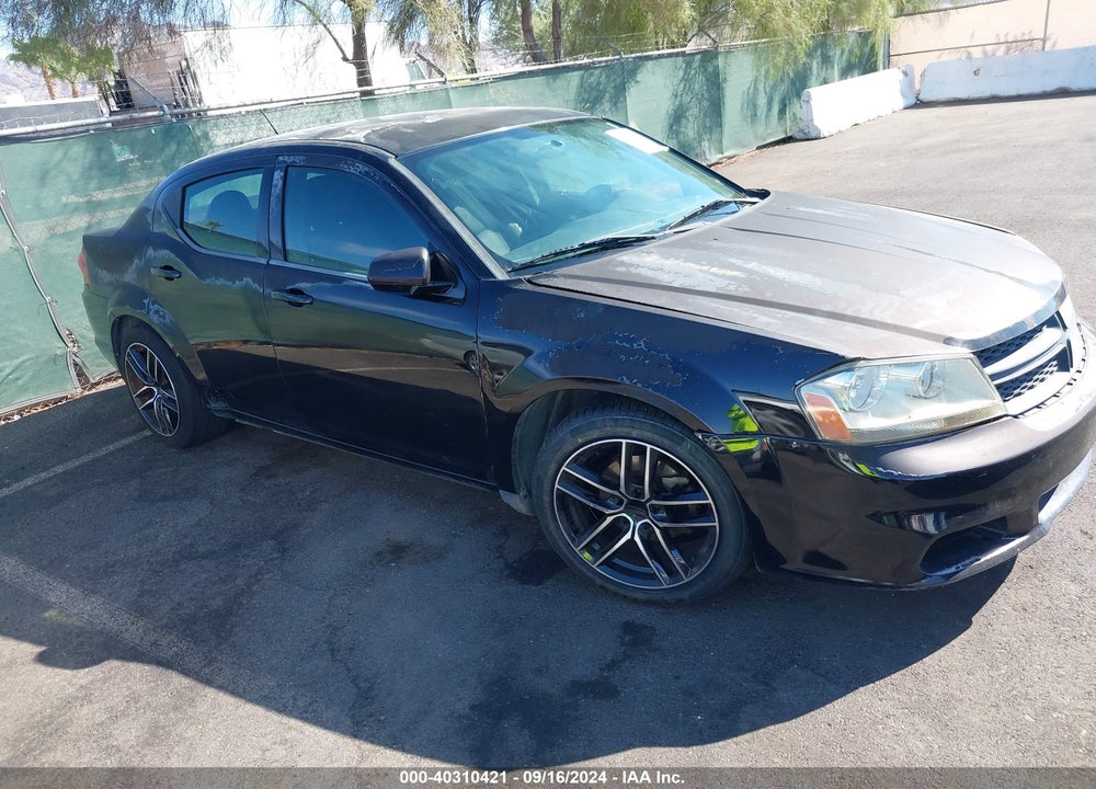 2013 DODGE AVENGER SE VIN: 1C3CDZAB7DN730491
