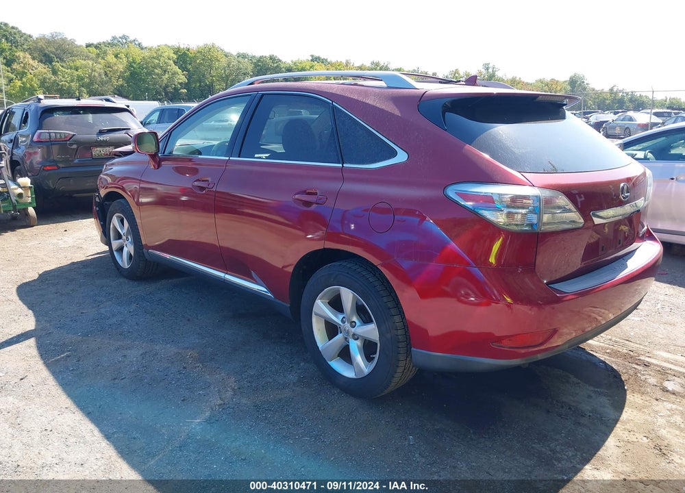 2011 LEXUS RX 350 VIN: 2T2BK1BA7BC091979