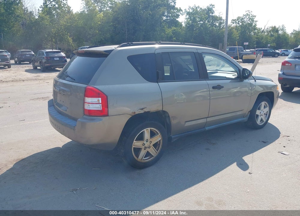 2007 JEEP COMPASS SPORT VIN: 1J8FF47W27D389990