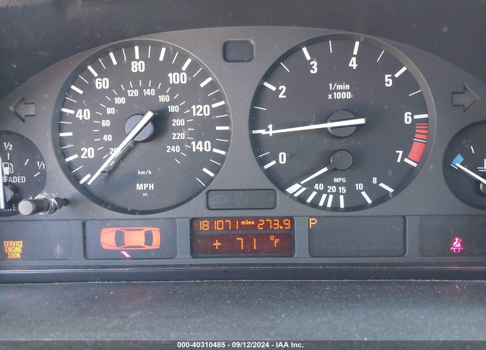 2001 BMW X5 3.0 VIN: WBAFA53521LM66408