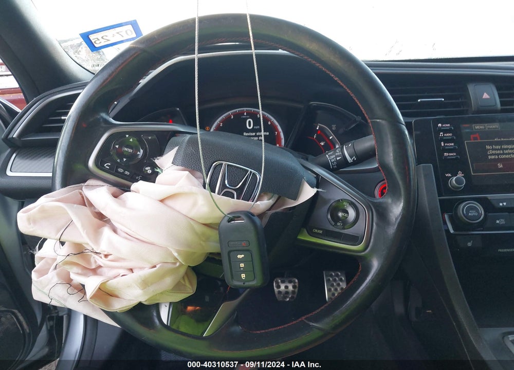 2019 HONDA CIVIC SI VIN: 2HGFC1E55KH702729