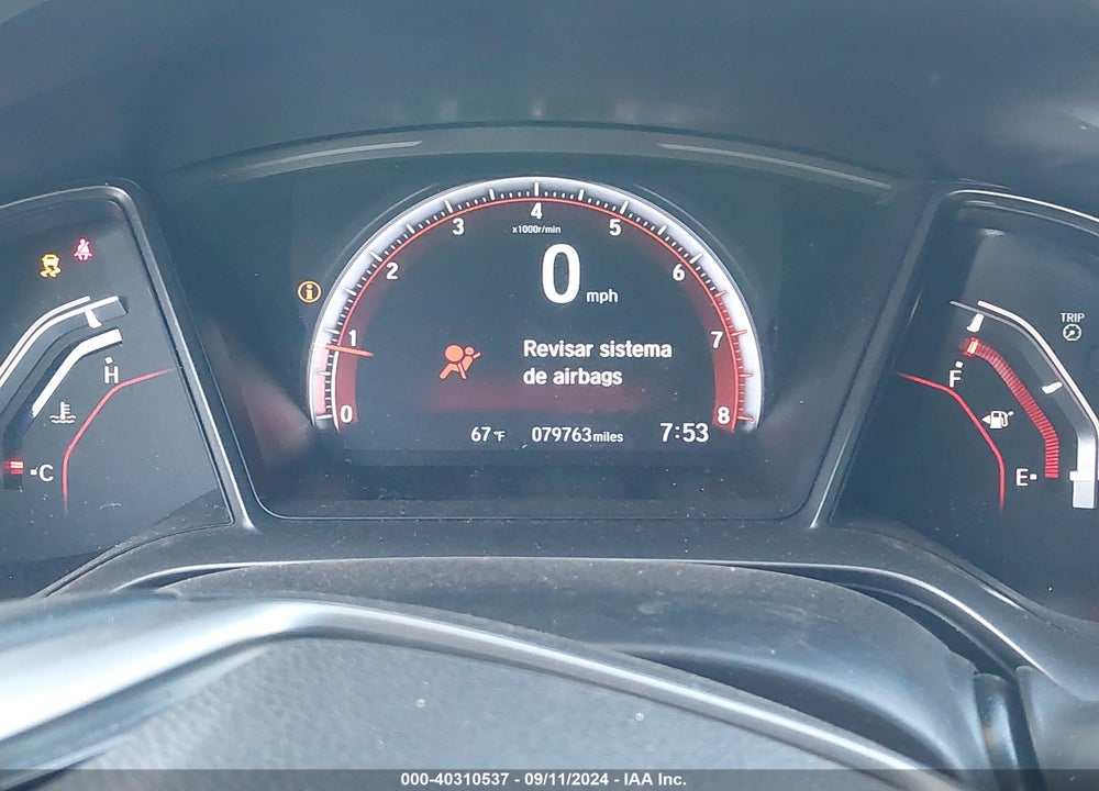 2019 HONDA CIVIC SI VIN: 2HGFC1E55KH702729