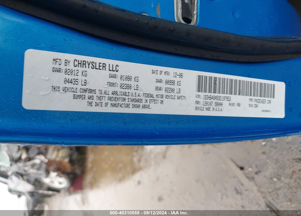 2009 DODGE CALIBER SXT VIN: 1B3HB48A59D197952