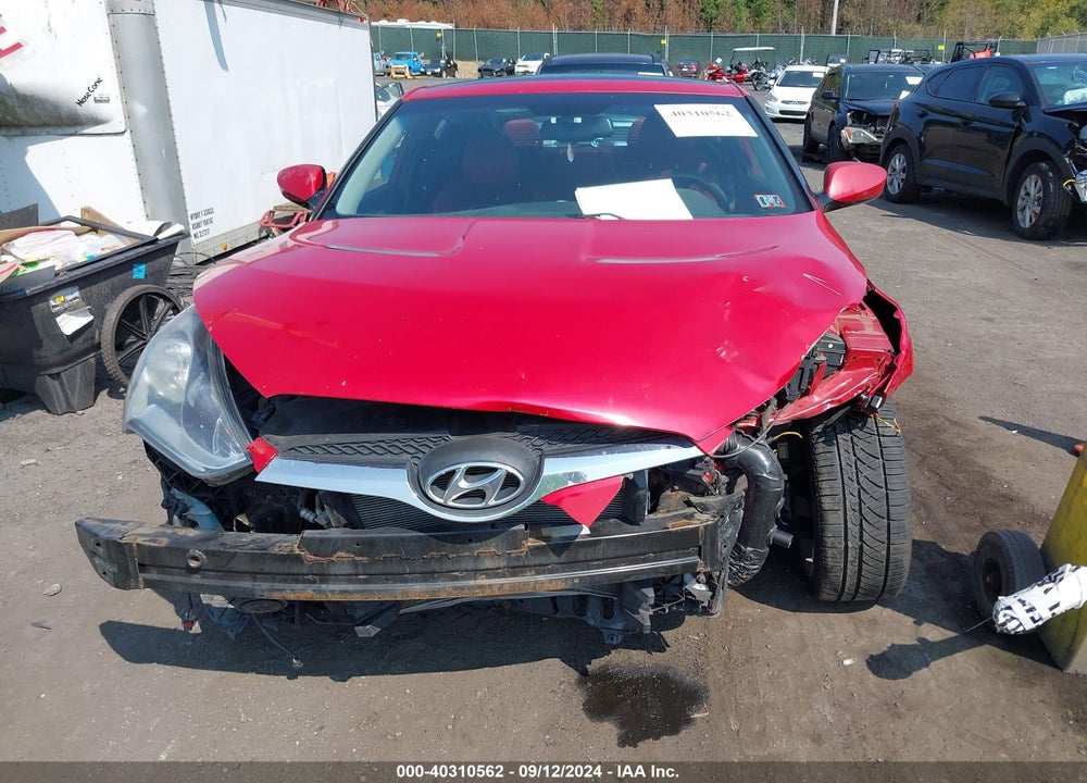2012 HYUNDAI VELOSTER BASE W/RED/BLACK VIN: KMHTC6AD7CU051562