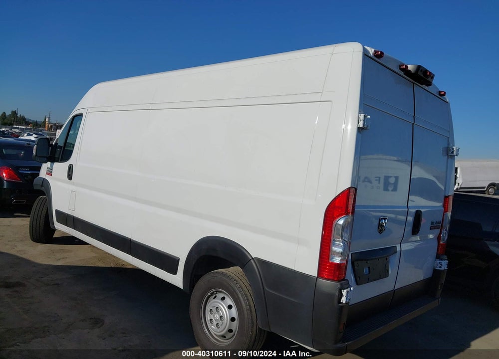 2022 RAM PROMASTER 2500 HIGH ROOF 159 WB VIN: 3C6LRVDGXNE123575