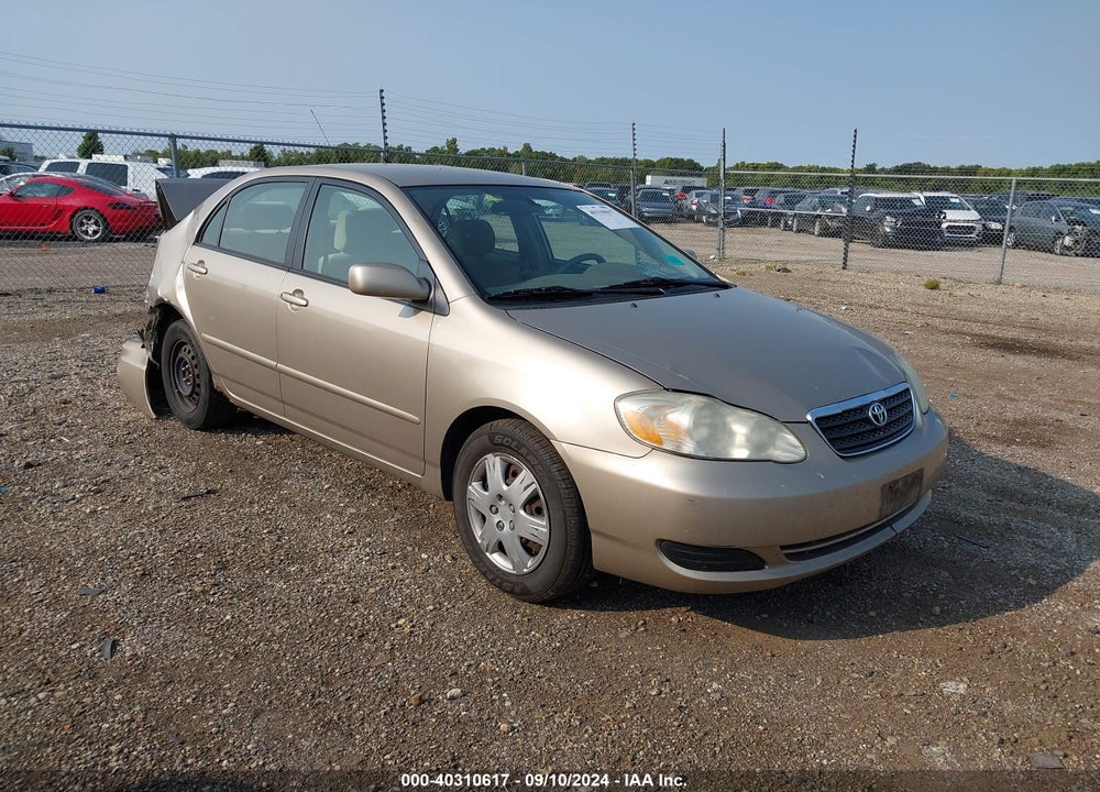 2008 TOYOTA COROLLA LE VIN: 1NXBR32E98Z000345