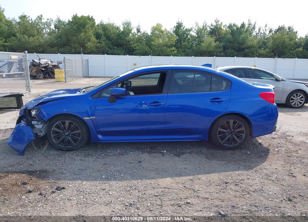 2015 SUBARU WRX LIMITED VIN: JF1VA1G62F8821331