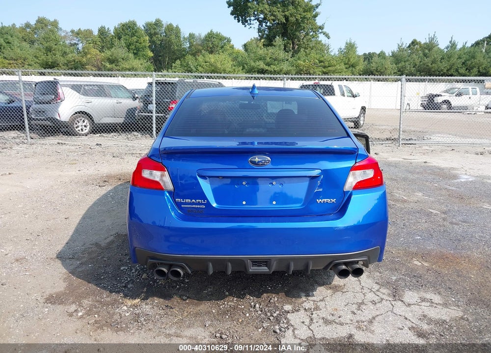 2015 SUBARU WRX LIMITED VIN: JF1VA1G62F8821331