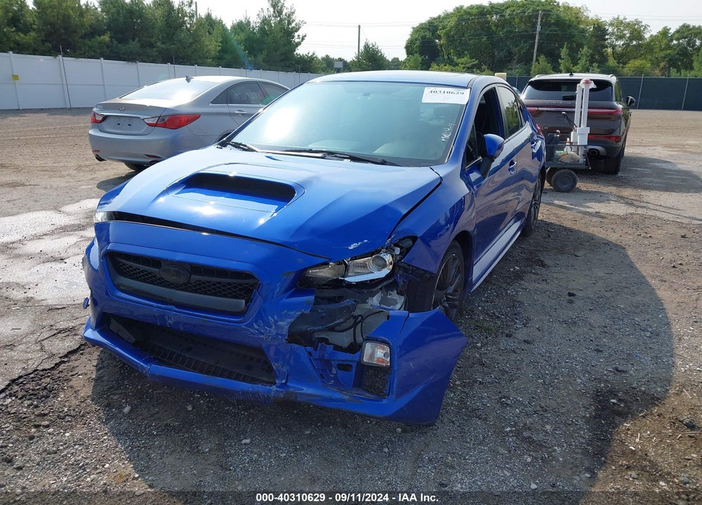 2015 SUBARU WRX LIMITED VIN: JF1VA1G62F8821331