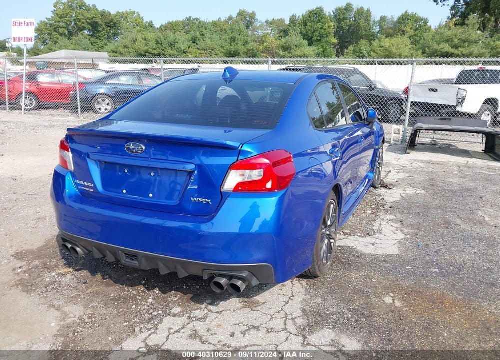 2015 SUBARU WRX LIMITED VIN: JF1VA1G62F8821331