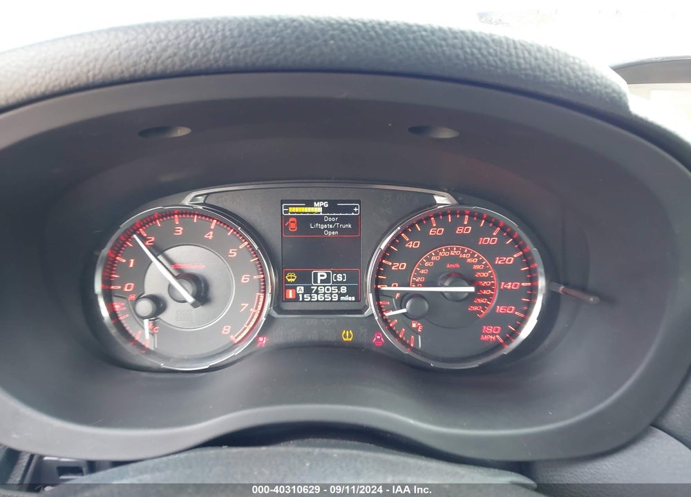 2015 SUBARU WRX LIMITED VIN: JF1VA1G62F8821331
