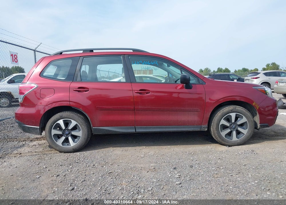 2017 SUBARU FORESTER 2.5I VIN: JF2SJABC1HH462536