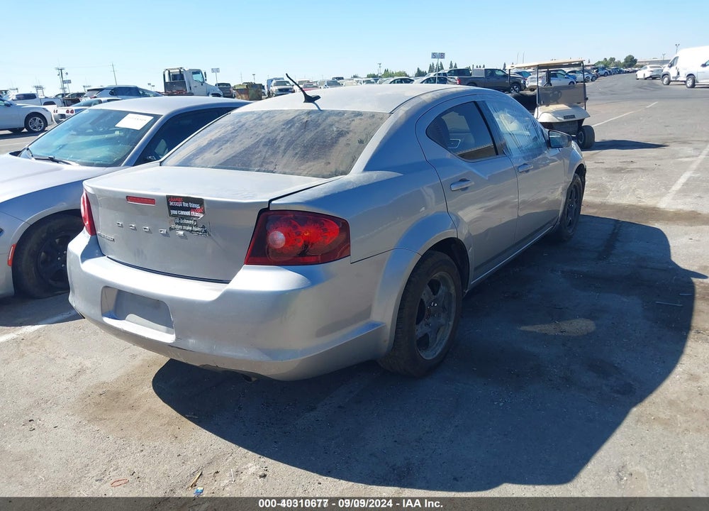 2013 DODGE AVENGER VIN: 1C3CDZAB0DN535767