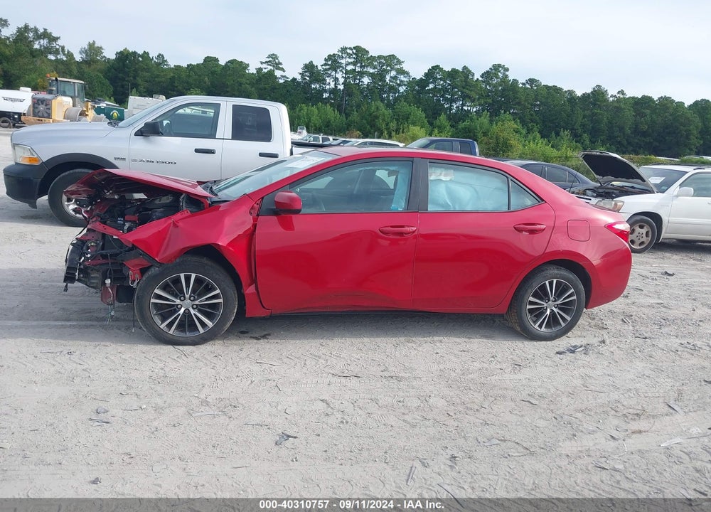 2018 TOYOTA COROLLA LE VIN: 2T1BURHE7JC058468