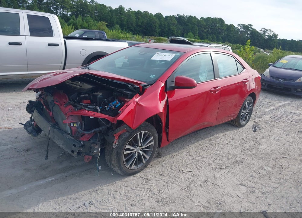 2018 TOYOTA COROLLA LE VIN: 2T1BURHE7JC058468