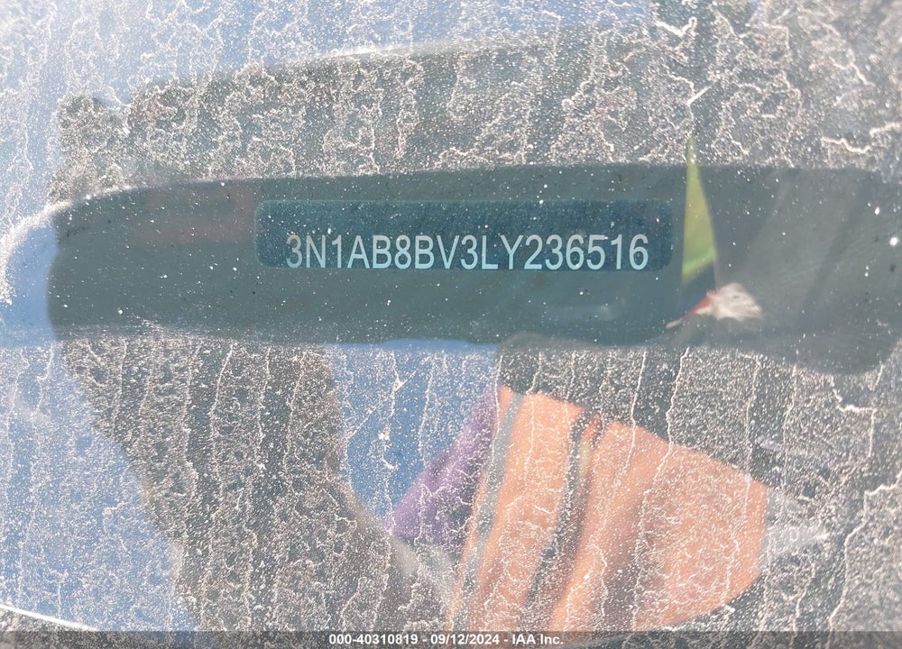 2020 NISSAN SENTRA S XTRONIC CVT VIN: 3N1AB8BV3LY236516