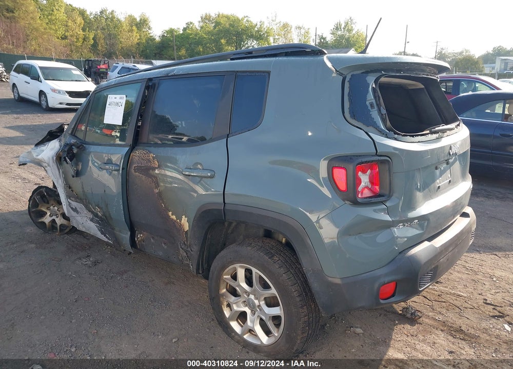 2017 JEEP RENEGADE LATITUDE 4X4 VIN: ZACCJBBB1HPE64490