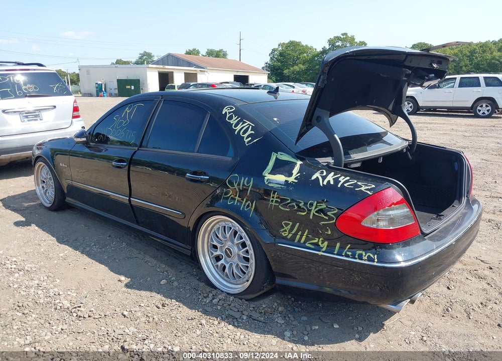 2009 MERCEDES-BENZ E 63 AMG VIN: WDBUF77X09B400409