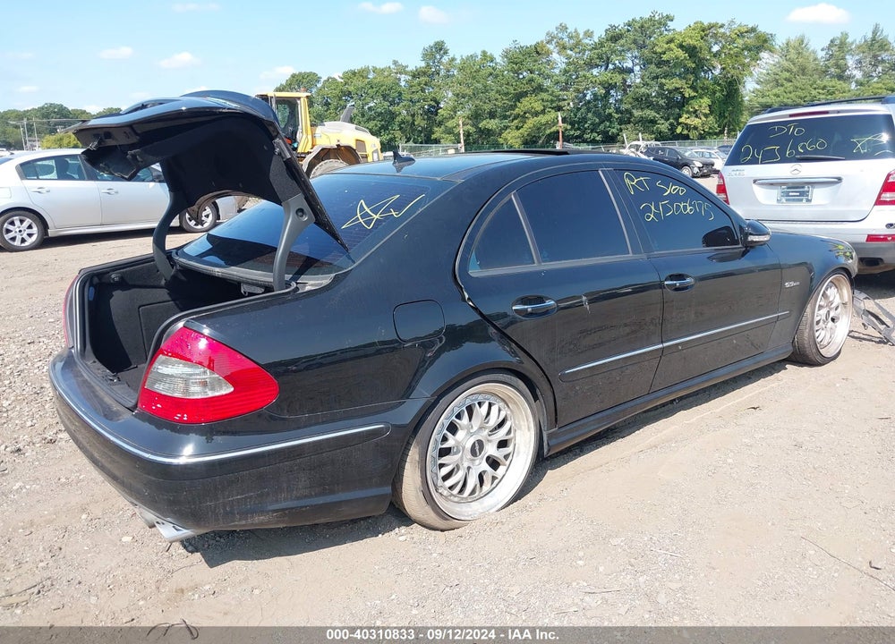 2009 MERCEDES-BENZ E 63 AMG VIN: WDBUF77X09B400409