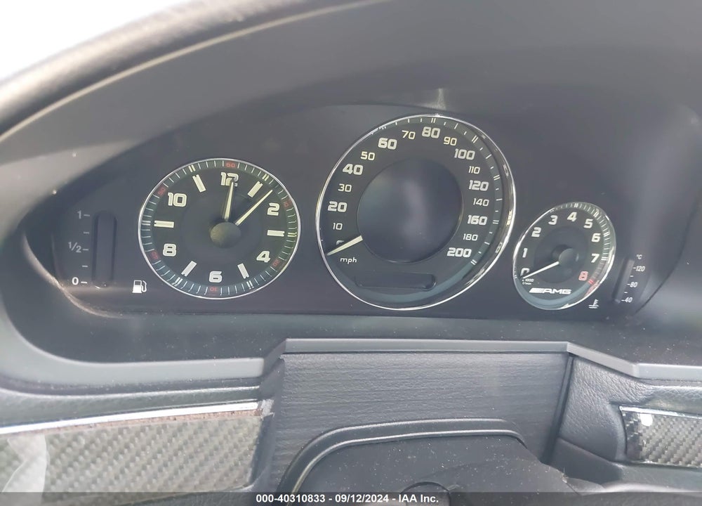 2009 MERCEDES-BENZ E 63 AMG VIN: WDBUF77X09B400409