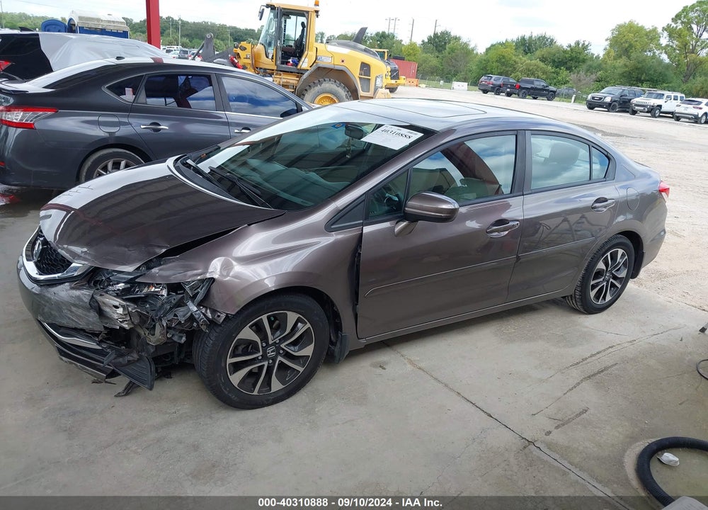 2014 HONDA CIVIC EX VIN: 19XFB2F87EE035047